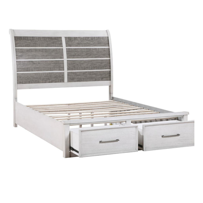 Ambrose California King & Eastern King Platform Bed with Footboard Storage