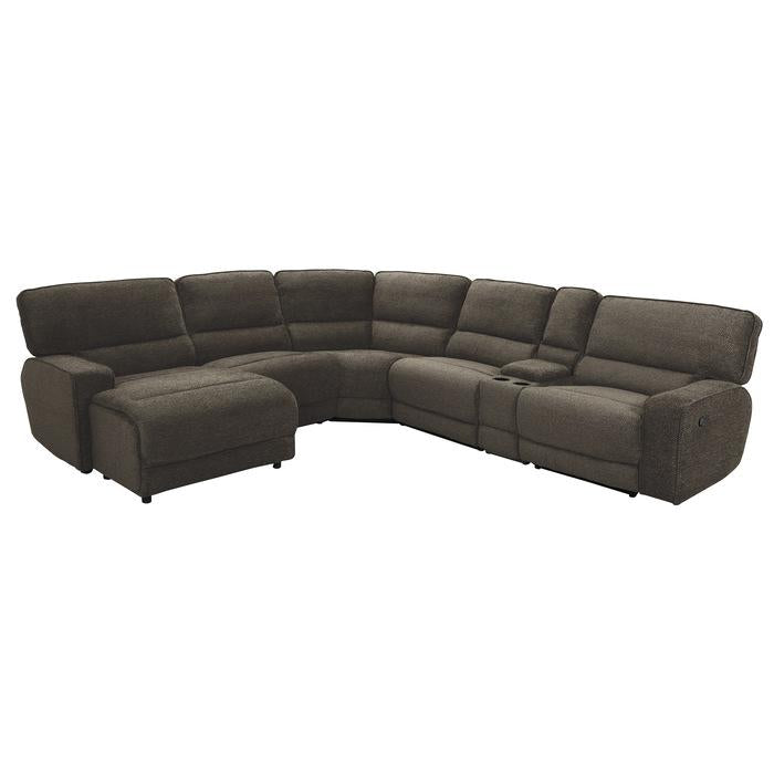 82386LCRR - (6)6-Piece Modular Reclining Sectional with Left Chaise