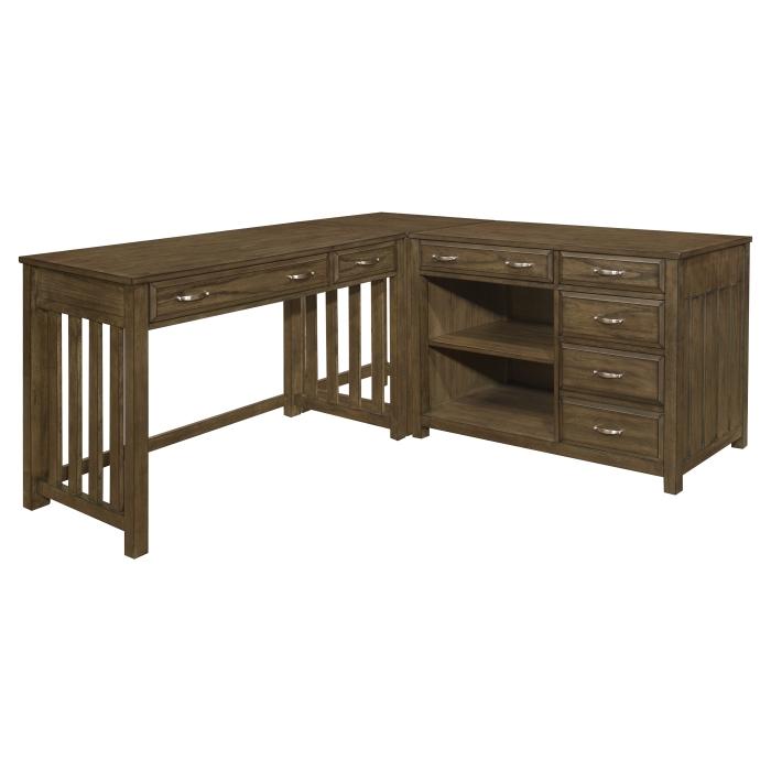 45223 - 3pc Corner Desk (Desk+Corner+Credenza)