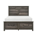 Lenior-(3) Queen Platform Bed with Footboard Storage image