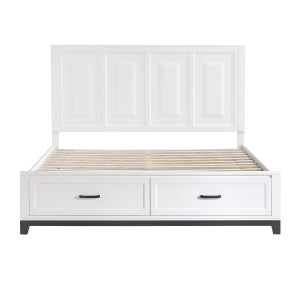 1450WHK-1EK* Eastern King Platform Bed with Footboard Storage
