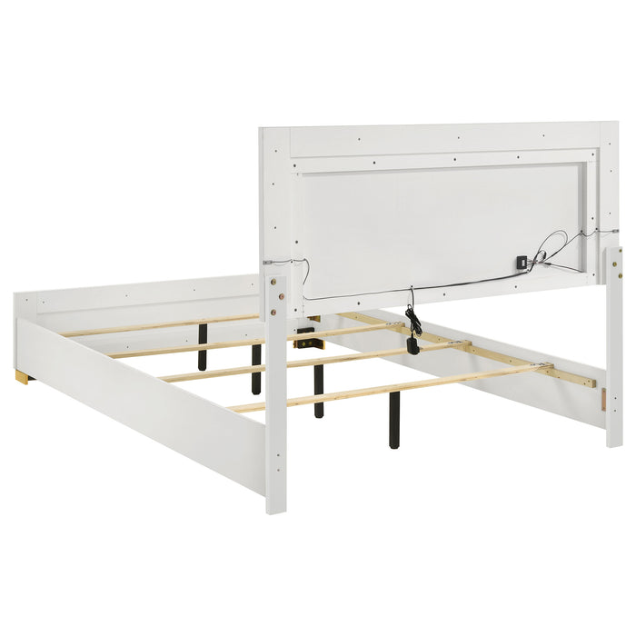 Marceline Panel Bed with LED Lighting