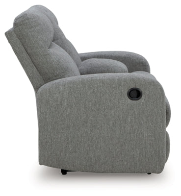 Gauntlet Reclining Loveseat with Console