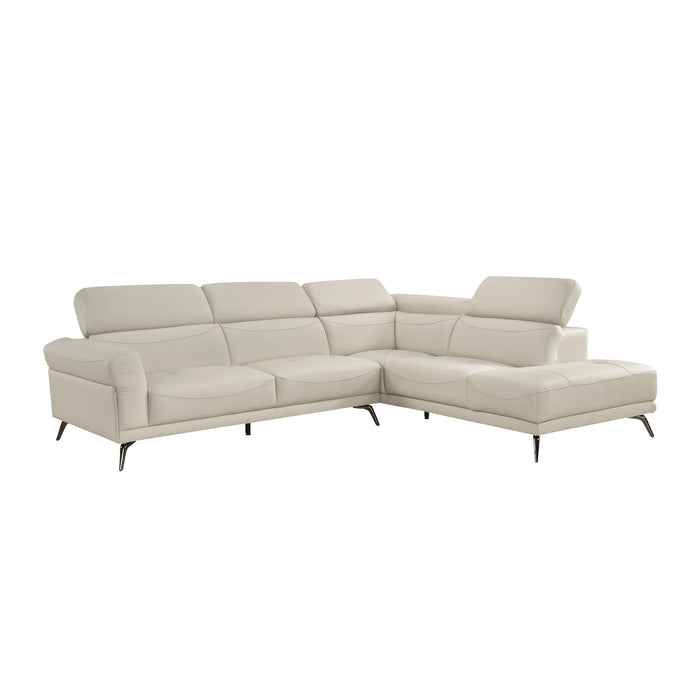 Giselle-(2)2-Piece Sectional with Right Side Chaise image