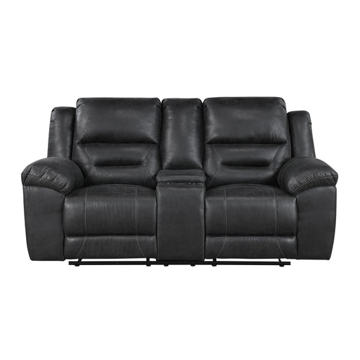 Hazen-Double Reclining Love Seat with Center Console image