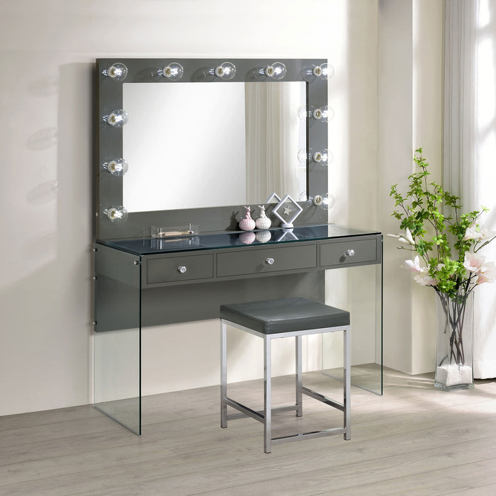 Afshan Makeup Vanity Table with LED Mirror