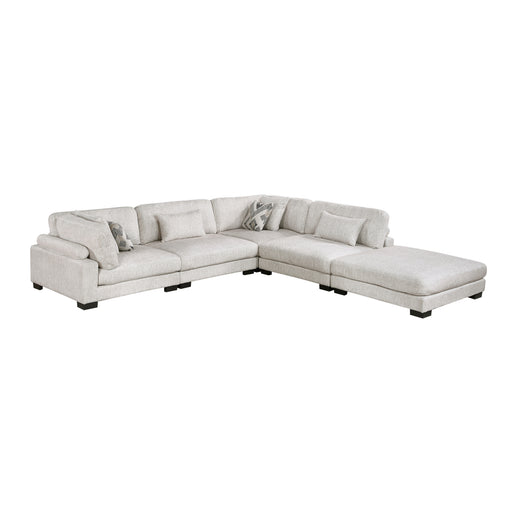 Tinley-(5)5-Piece Modular Sectional with Ottoman image