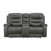 Oberon-Double Reclining Love Seat with Center Console image