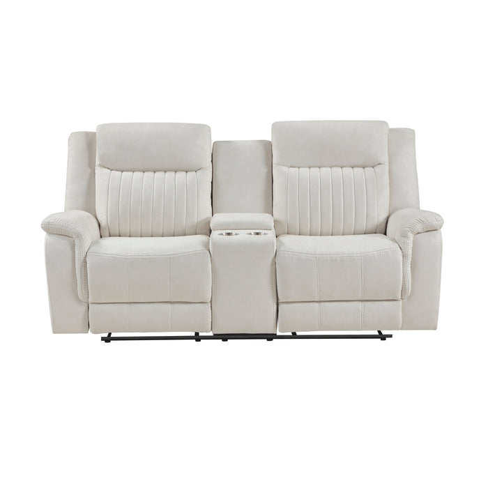 Dean-Double Reclining Love Seat with Center Console image