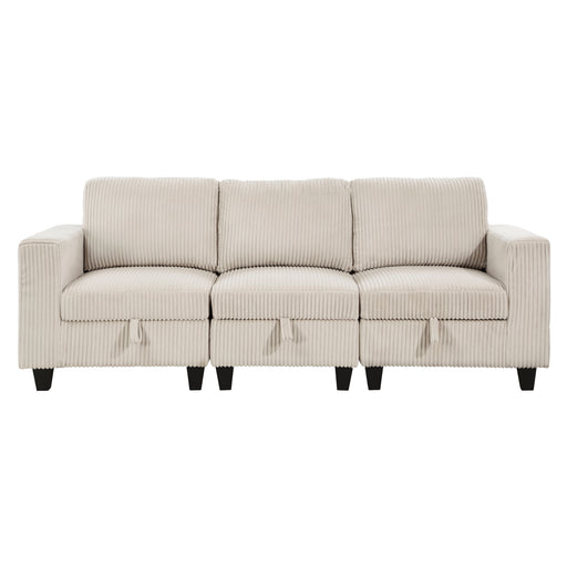 Walterboro-(3)Sofa with Storage, Storage Pouches and Charging Ports image