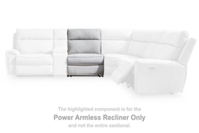 Social Pointe Reclining Sectional with Storage Consoles