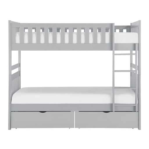 Orion-(4) Twin/Twin Bunk Bed with Storage Boxes image
