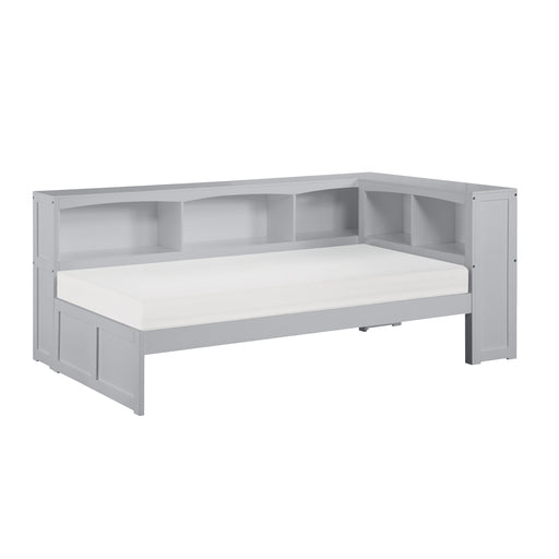 Orion-(3) Twin Bookcase Corner Platform Bed image