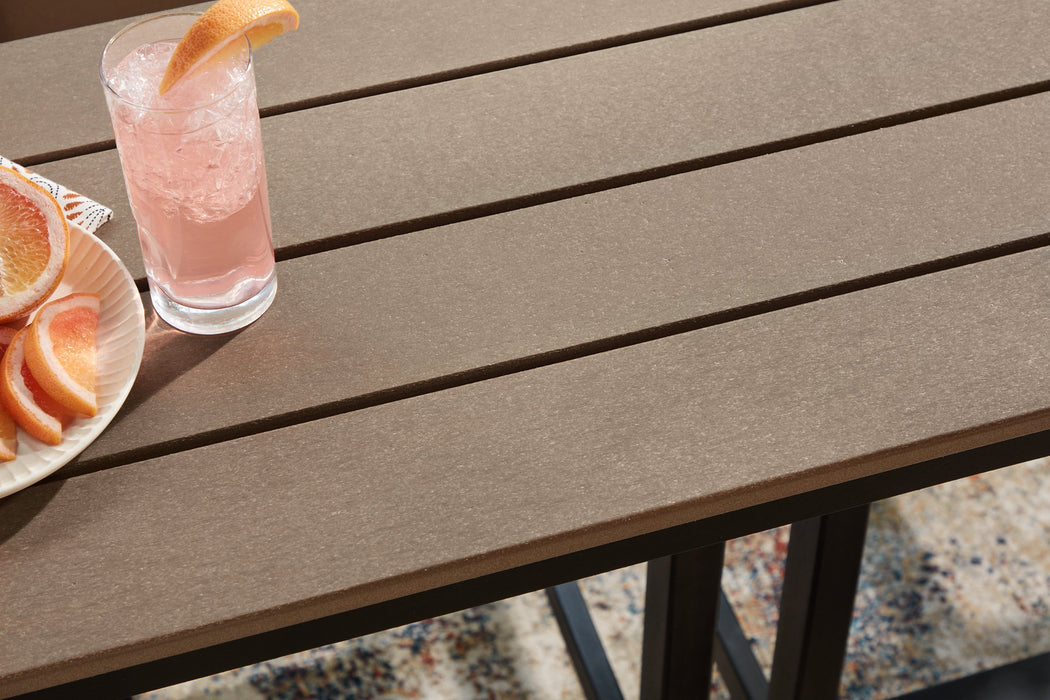 Shoreline Beach Outdoor Counter Table and 2 Barstools