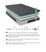 Burnham-11" Twin Green Tea Gel-Infused Memory Foam Mattress image